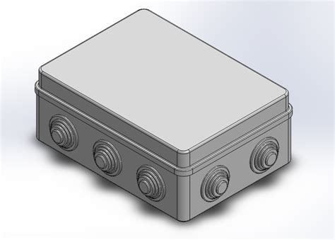 3d printer junction box template